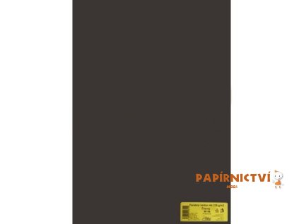 7002 notes kreslici karton a4 gramaz 225 g 50 listu cerny