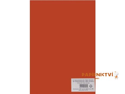 7233 kreslici karton a3 225g cervena