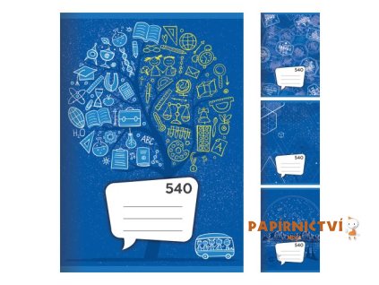 7512 9 sesit a5 40 listu cisty 540