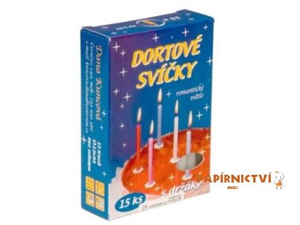 7797 vyr 1482dortove svicky s drzaky bila