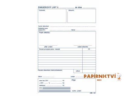 8247 zakazkovy list a5 ncr 351