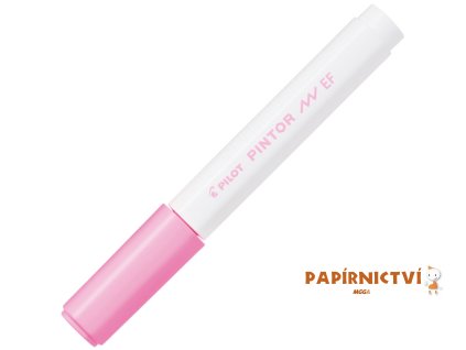 Akrylový popisovač Pilot Pintor, hrot EF - růžový