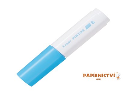Akrylový popisovač Pilot Pintor, hrot B - pastelový modrý