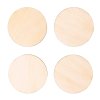 13953 drevene dekoratky set circle 4ks