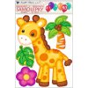 41702 samolepka na zed 3d balonkova zirafa 35 x 27 cm 10271