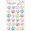 41729 samolepka na zed 24 x 42 cm tlapky 15122