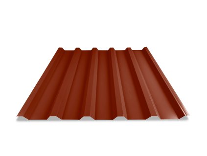 Plech vlnity ST35 RAL 3009 1