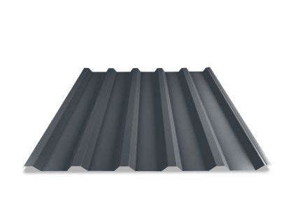 Plech vlnity ST35 RAL 7016 1