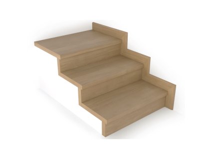 TOPSTEP schody flex celé schodiště dub sahara 230613