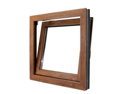 Plastové okno UNI OS1 zlatý dub