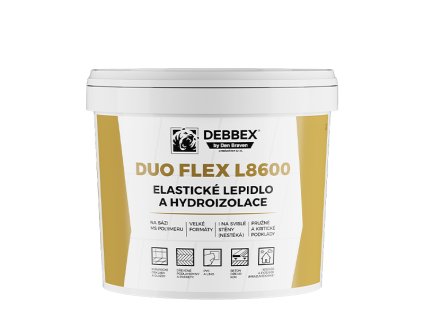 Elasticke lepidlo a hydroizolace DUO FLEX L8600 debbex