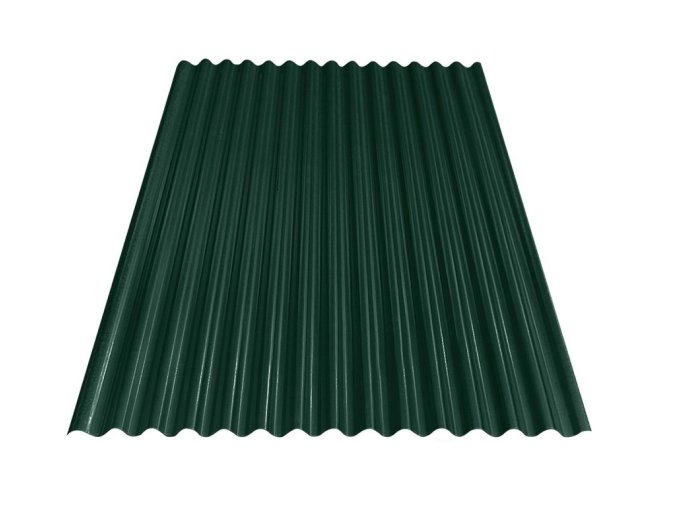 Vlnitý plech S18 - RAL 6005 (Zelená) 0,4x883x3000 mm