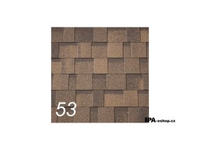 IKO Cambridge Xpress asfaltový šindel 53 - Dual/Autumn Brown (3,1 m2/bal)