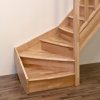 Dřevěné schody HOME zalomené