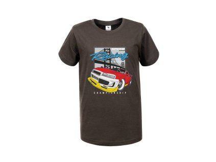 Chlapčenské tričko  RACING biela