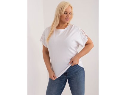 damsky top plus size ecru