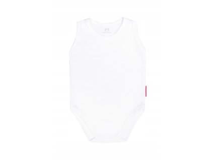 BIALE BODY DZIECIECE NA RAMIACZKACH GLADKIE 92 CM BEZ REKAWOW BAWELNIANE