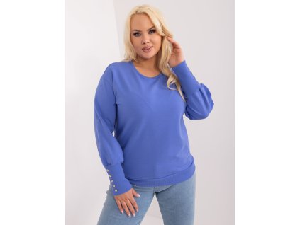 Dámska mikina so zdobenými rukávmi, rôzne farby, veľkosť UNI plus size
