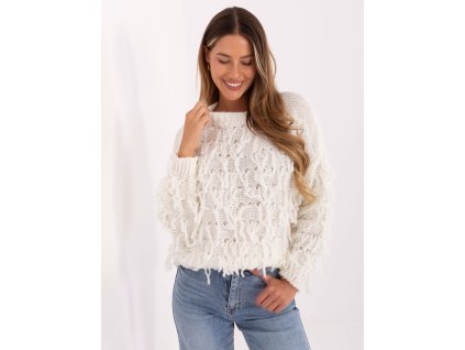Boho pletený sveter oversize