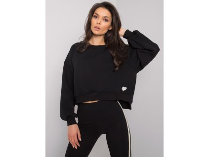 Dámska bavlnená oversize mikina s okrúhlym výstrihom v modernom casual štýle