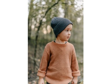Detská čiapka PROMAN beanie pre deti 1,5 až 3 roky – rebrovaná