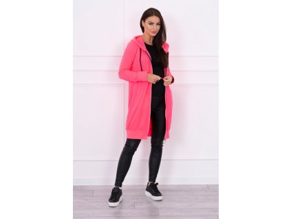 Maxi mikina pink neon