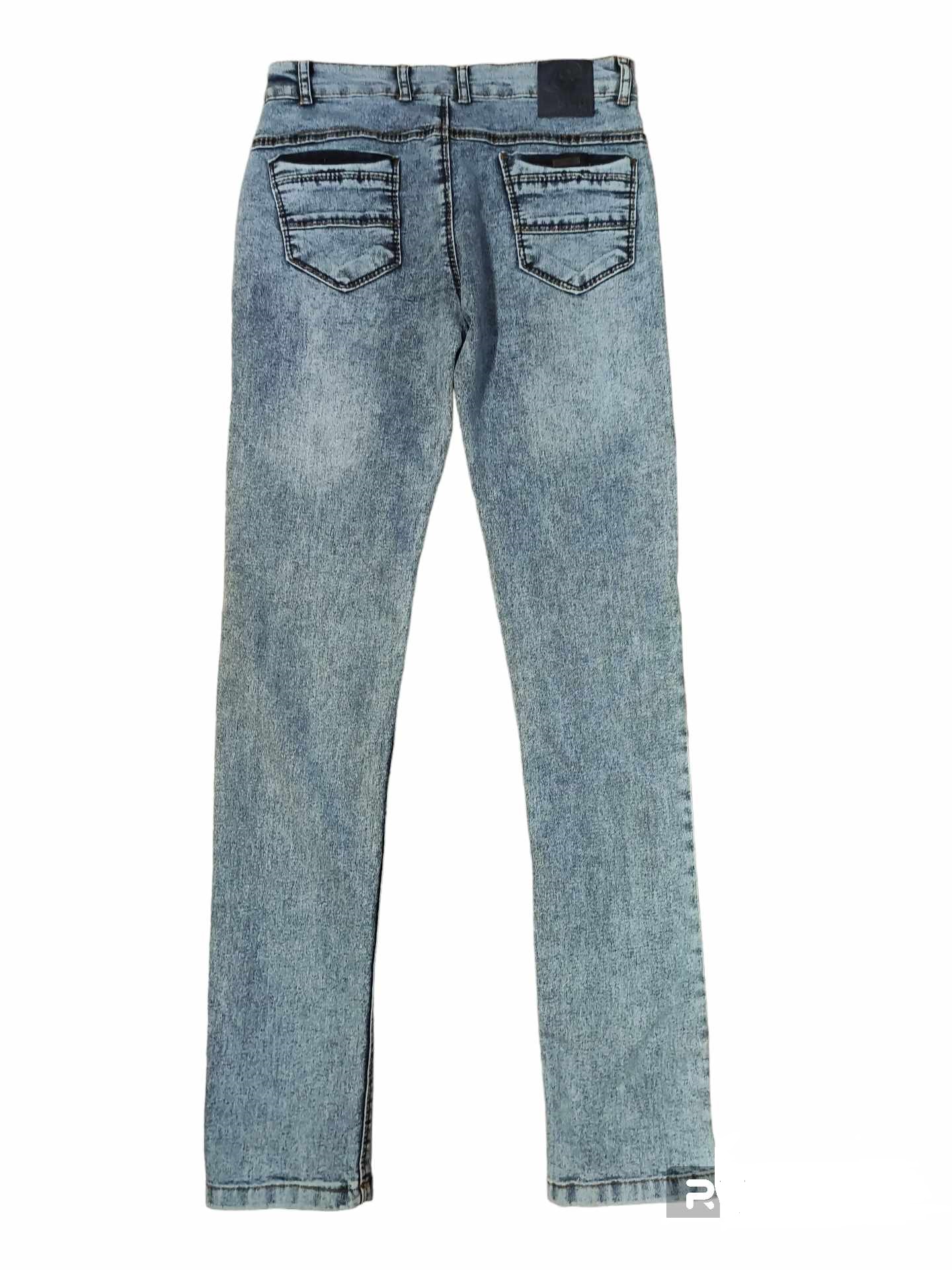 Alega Chlapčenské moderné rifle slim fit Farba: Modrá, Veľkosť: 164