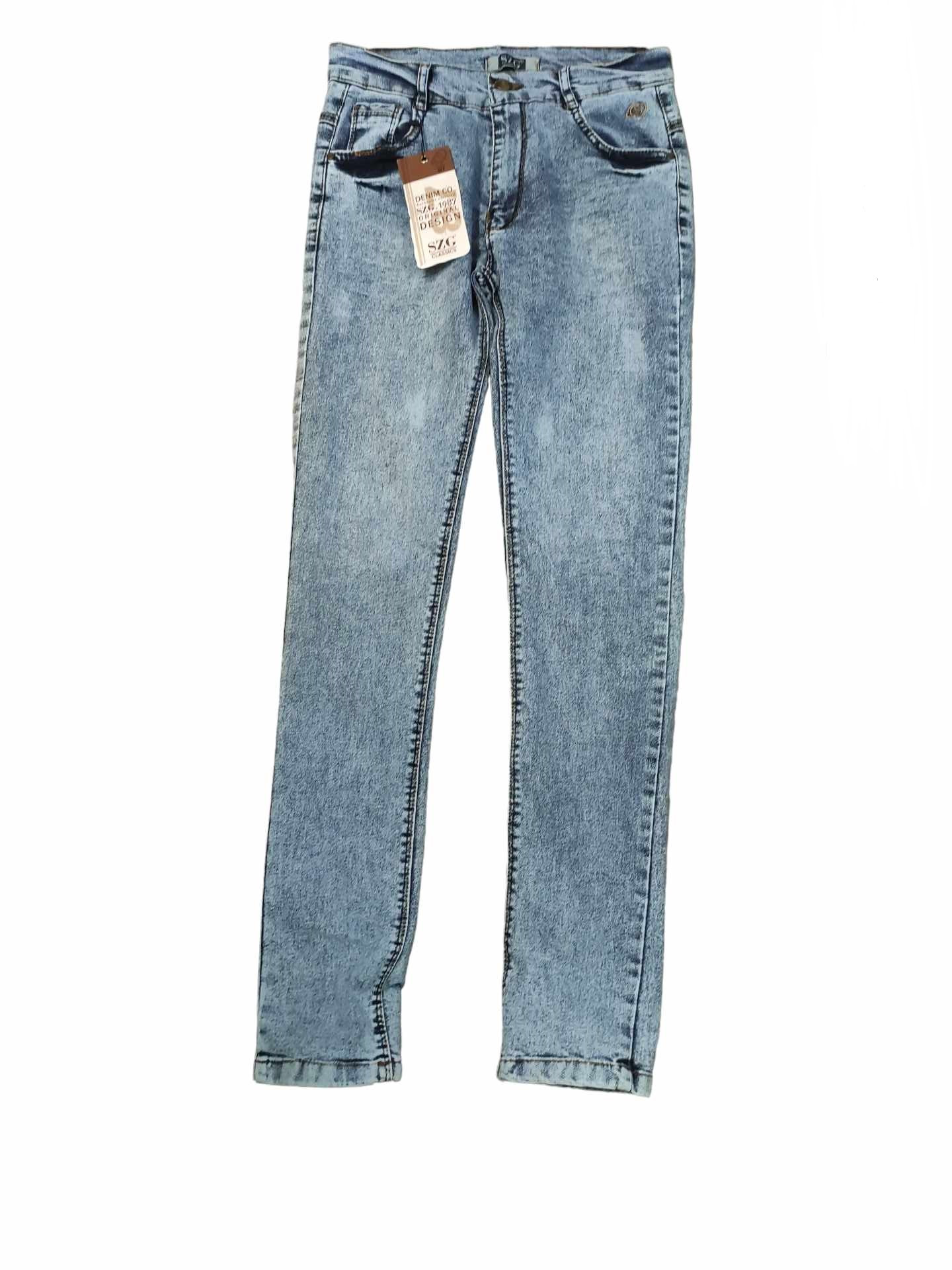 Alega Chlapčenské moderné rifle slim fit Farba: Modrá, Veľkosť: 164