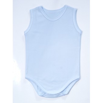 Fashionkids Kojenecké bavlnené body tielkové Farba: Modrá, Veľkosť: 86