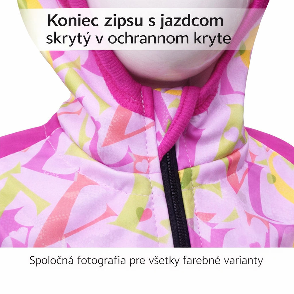 Detský softshellový overal Rockino ružový – vetruodolný overal pre deti Farba: Ružová, Veľkosť: 92