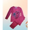 Dievčenské pyžamko Macko tm.ružová