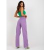 Trendy dámske džínsy vo fialovej farbe s vysokým pásom a širokými nohavicami. Moderný „wide leg“ strih, klasické zapínanie na gombík a zips, pohodlný denimový materiál. Skvelá voľba pre štýlový a originálny outfit — perfektne kombinovateľné na každý deň.