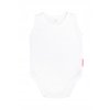 BIALE BODY DZIECIECE NA RAMIACZKACH GLADKIE 92 CM BEZ REKAWOW BAWELNIANE