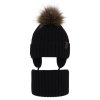 pol pl Komplet zimowy dla chlopca czapka i komin czarny z pomponem Puzel 9286 2