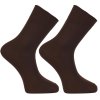 Pánske bavlnené ponožky hnedé