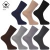 Pánske bavlnené ponožky v rôznych farbách — čierne, sivé, modré, béžové, hnedé