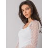 pol pl Biala bluzka z ozdobnymi rekawami Charm RUE PARIS 381124 4
