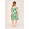 Dievčenské ľahučké šaty Hispánka s tropickým vzorom