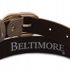 Dámsky kožený opasok Beltimore nude semišový so zlatou prackou