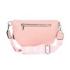Dámska moderná ľadvinka nosená ako crossbody kabelka s nastaviteľným popruhom