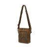 Pánska kožená crossbody taška Beltimore v retro vintage štýle s nastaviteľným popruhom