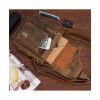 Pánska kožená crossbody taška Beltimore v retro vintage štýle s nastaviteľným popruhom