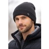 Antracitová pánska zimná čiapka MORAJ zateplená zvnútra