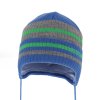 Chlapčenská pruhovaná čiapka s viazaním v rôznej farebnej kombinácii