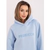 Dámska oversize mikina s kapucňou a výšivkou PROSECCO