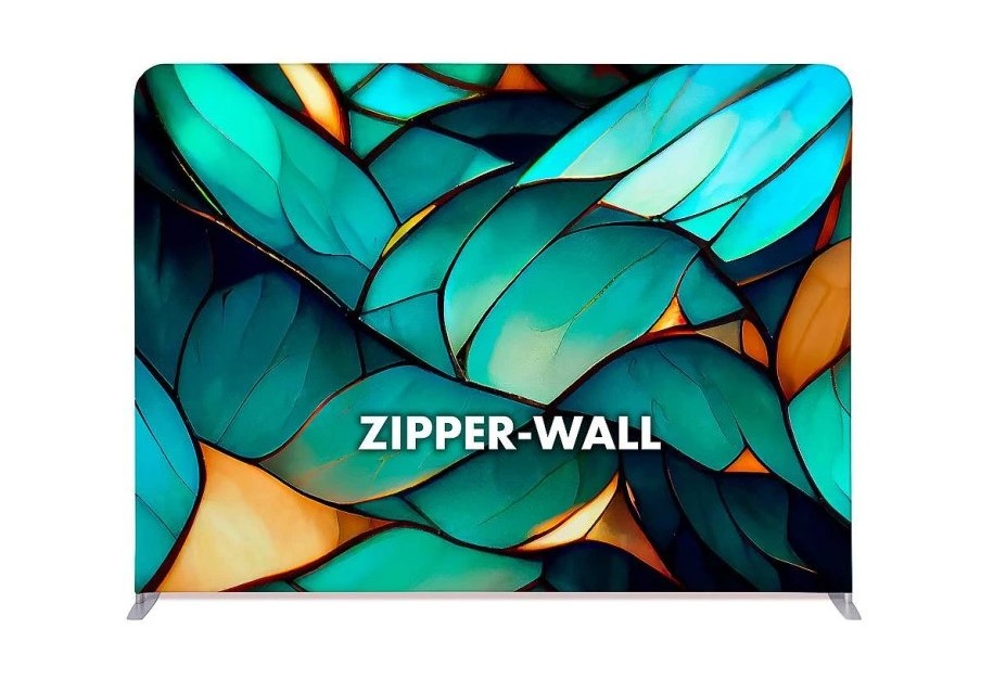 Nová textilní stěna Zipper-Wall Straight Basic