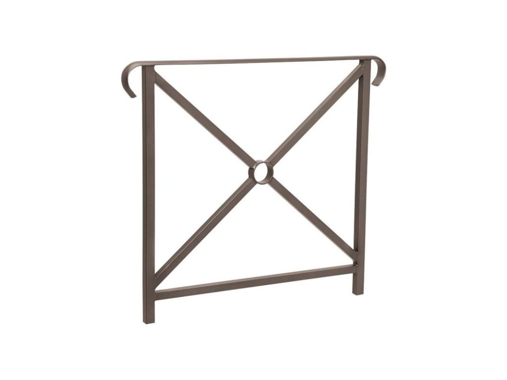 Zábradlí Héritage, délka 800 mm, dvě madla, jednoduchý kříž, barva šedá Procity 206150.GPRO