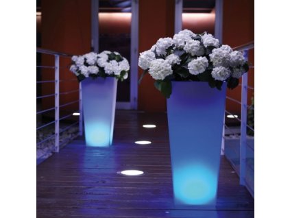 Svítící LED květináč CEDAR