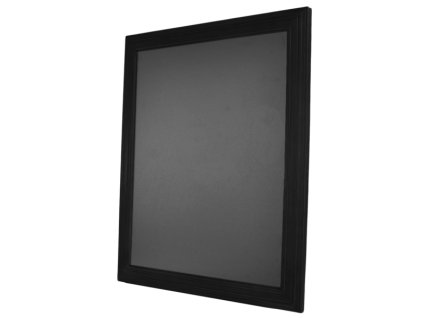 Dřevěná reklamní tabule Premium, 60x80 cm, černá