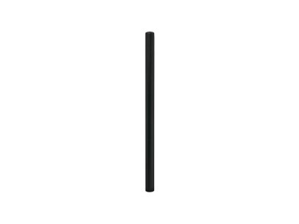 Jednoduchý zahrazovací sloupek Carrefour Ø 60 mm, barva černá RAL9005 204330.9005